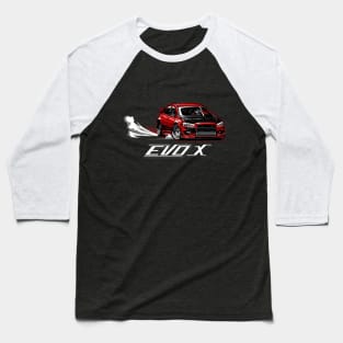 Mitsubishi Evo 10 Baseball T-Shirt